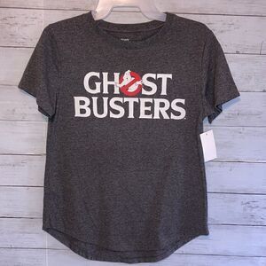 Womens Ghost Busters Elongated Short Sleeve T-Shirt Top Size M